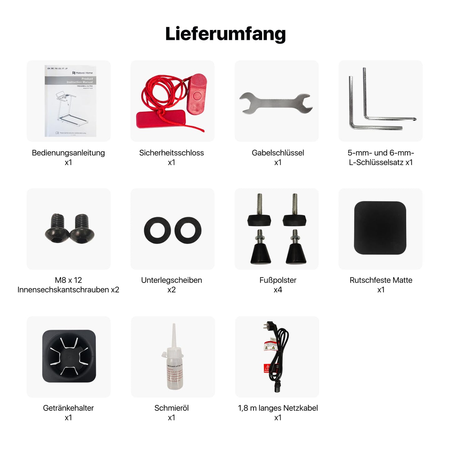 Mobvoi Home Laufband Ultra mit 6% Steigung - 3in1 Gehpad, 2.5PS, 12km/h, bis 120kg