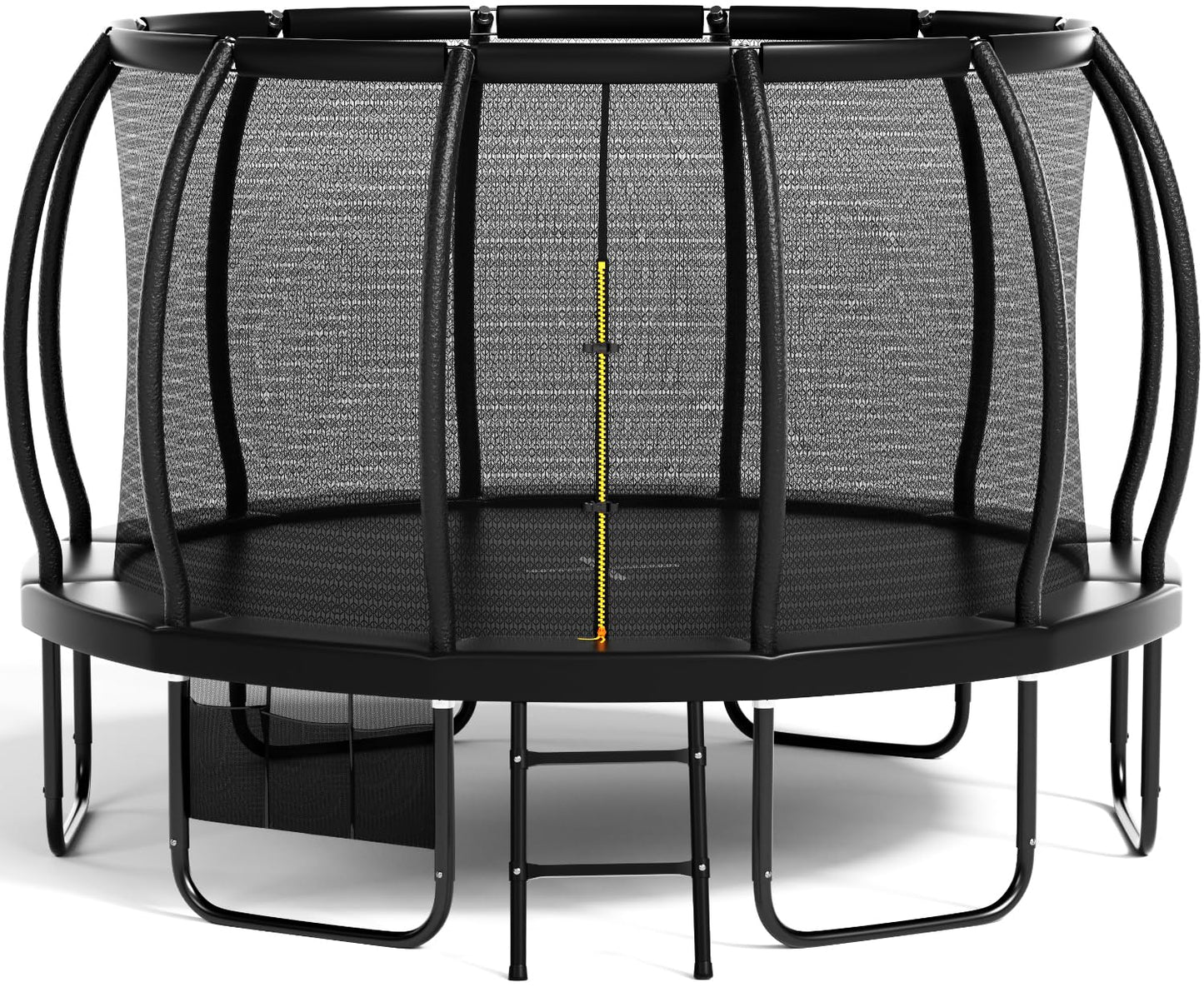 Flamaker Gartentrampolin Ø 427cm GS TÜV - Netz, Bodenanker, wetterfest, rostfrei