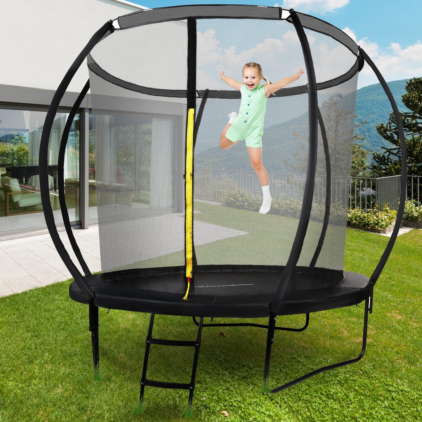 Hypermotion Trampolin Outdoor Ø 487cm - Kindertrampolin ab 3, schnelltrocknend