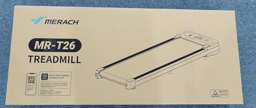 MERACH Walking Pad 3in1 - 1-6km/h, 45dB leise, Fernbedienung, LED, für Schreibtisch