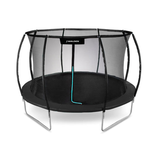Trampolin Outdoor Ø 244cm GS - Sicherheitszaun, gepolsterte Stangen, bis 100kg