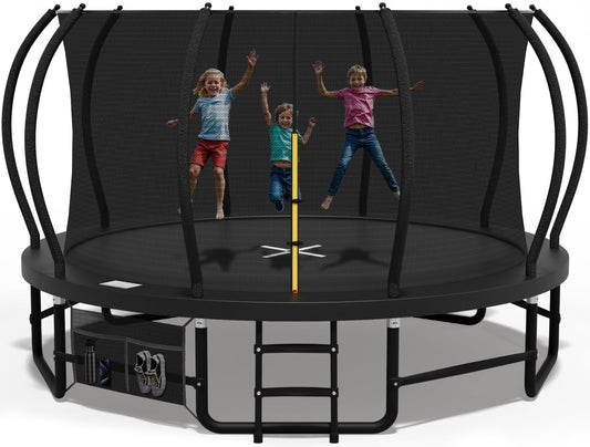 Devoko Trampolin Ø 427cm GS TÜV - Verstärkt, stabil, einteilig für Kinder/Erwachsene