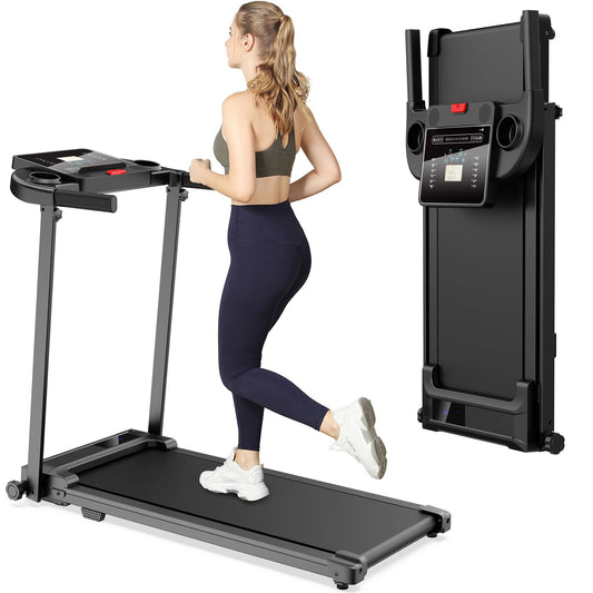 Klappbares Laufband Walking Pad - Elektrisch, bis 10km/h, leise, klein, für Schreibtisch