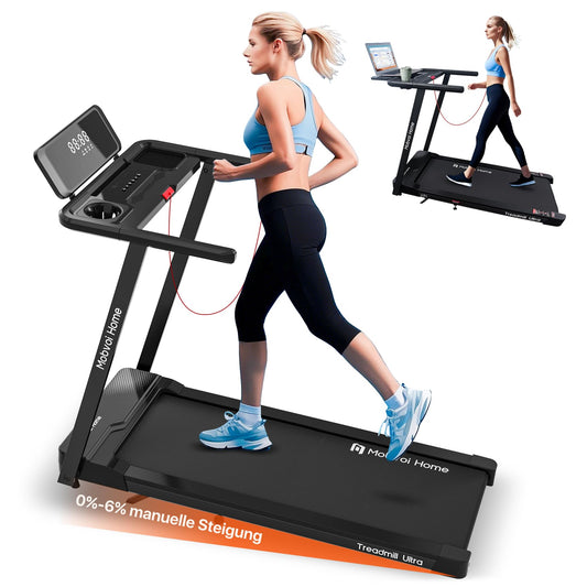 Mobvoi Home Laufband Ultra mit 6% Steigung - 3in1 Gehpad, 2.5PS, 12km/h, bis 120kg