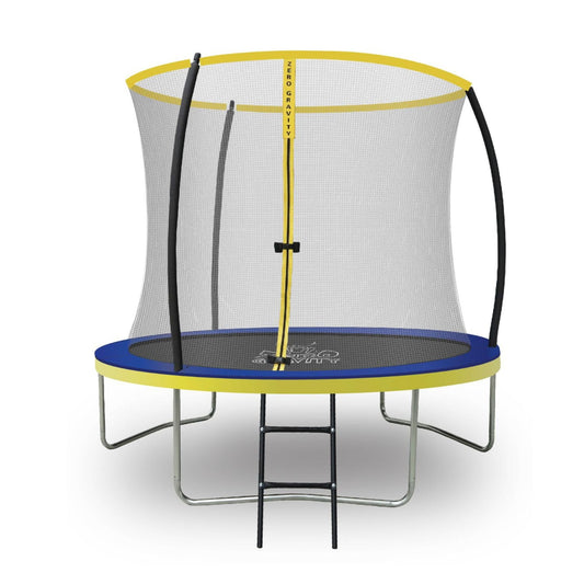 Zero Gravity Trampolin Ø 427cm TÜV - Gartentrampolin, sturmsicher, inkl. Leiter (244cm)